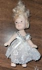 3 Small Vintage 5” Porcelain Doll Angel Moveable Arms Legs Lacey Dress Wings — photo 2