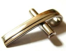 New Genuine Solid 18ct Hallmarked 750 White Gold Modern Cross Pendant