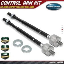2x Front Inner Tie Rod End for Honda Passport Isuzu Amigo Axiom Rodeo 1998-2004