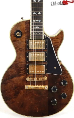 Vintage 1977 Gibson Les Paul Artisan 3-Pickup Walnut Electric Guitar w/ Case