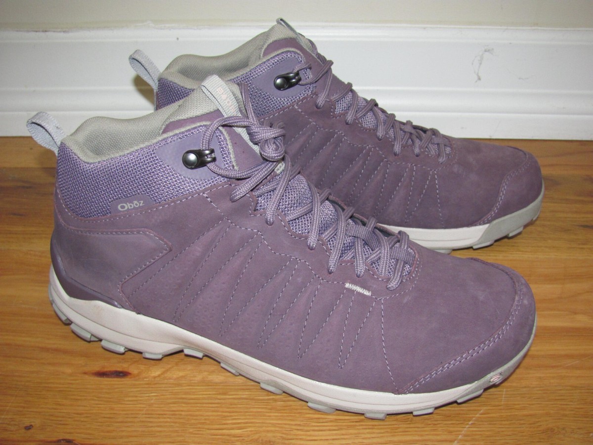 Oboz Sypes Mid Desert Plum Hiking Boots NEW Women's 12M (QW)