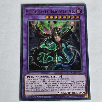 Predaplant Dragostapelia (V.1 - Super Rare) YUGIOH RA01 SPANISH NM Y06