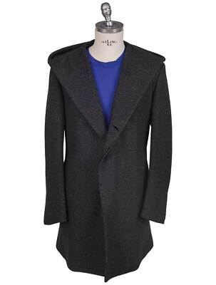 Kiton Knt Gray Wool PA Overcoat TC571 Man