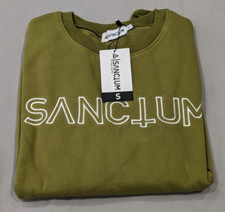 NEW SANCTUM S Womens Gym Exercise Jumper Olive Green, Full Length, Long Sleeve