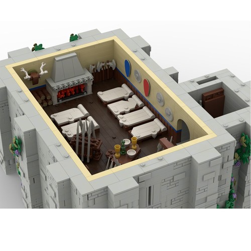 ZITIANYOUBUILD Medieval Keep Castle with Fully Modular Interior Building Toys - Picture 2 of 4
