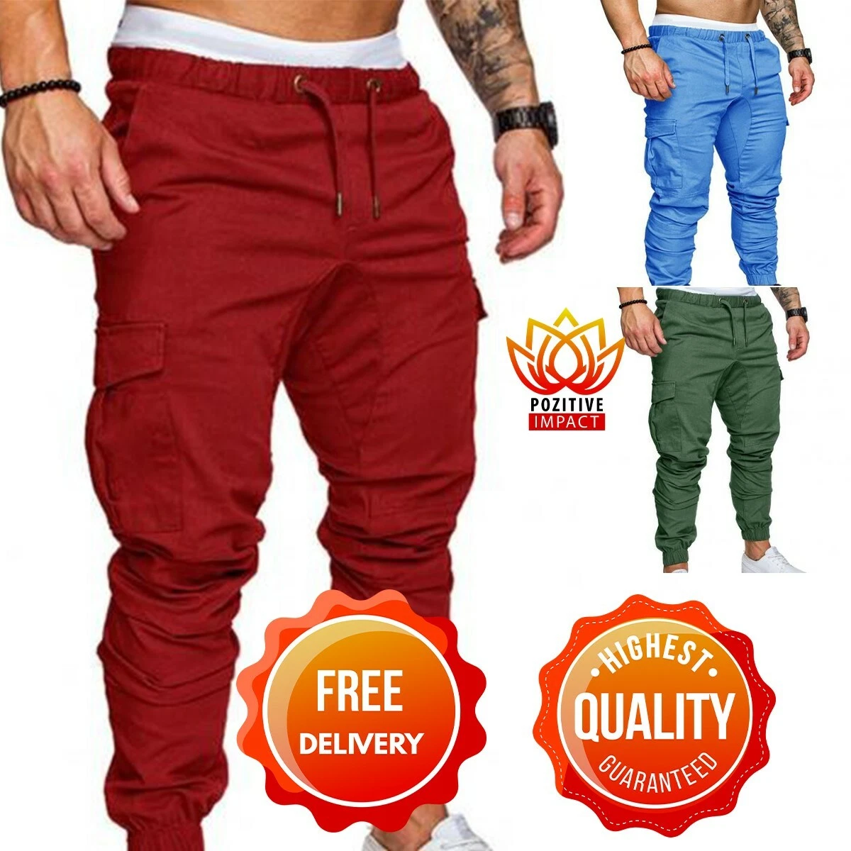 Pantalon jogger 2025 militar