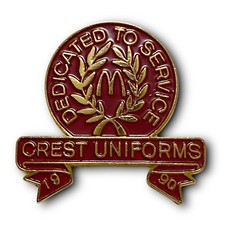McDonald s Pin Crest Uniforms 1990 Dedicated ...