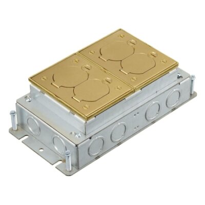 Hubbell Wiring Device-Kellems Fb2422 Electrical Box, 35 Cu In, Floor Box Type,