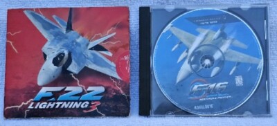 Novalogic PC CD-ROM Video Game Lot 2 F-16 Multirole Fighter + F-22 Lightning 3