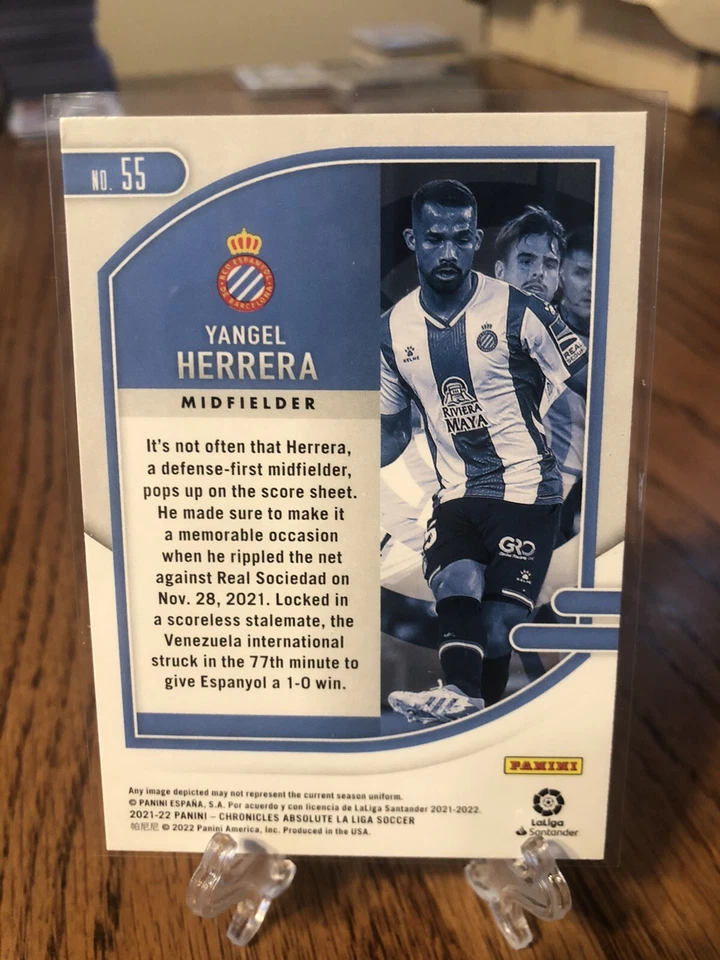 2021-22 Chronicles Soccer Absolute Yangel Herrera Astro Foil #55 PACK FRESH! - Image 2 of 2