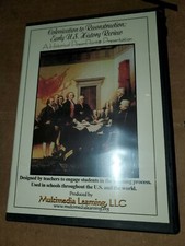 Colonization To Reconstruction: Early U.S. History Review CD-ROM DVD