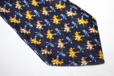 Cravate Homme En Soie Modaitalia, Motif Floral Bordeaux, Fabriquée En Italie