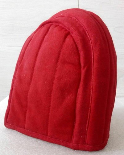 Arming Cap Chainmail Coif Inner Thick Padded Red Color Medieval Armor LARP - Picture 2 of 4