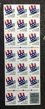 USA1998 #3268c 33c Uncle Sam Hat H Rate - Booklet of 20 (#V2213)  Mint NH