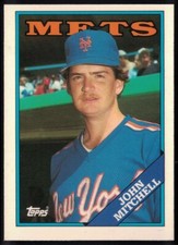 1988 Topps Tiffany Collector's Edition #207 John Mitchell - New York Mets