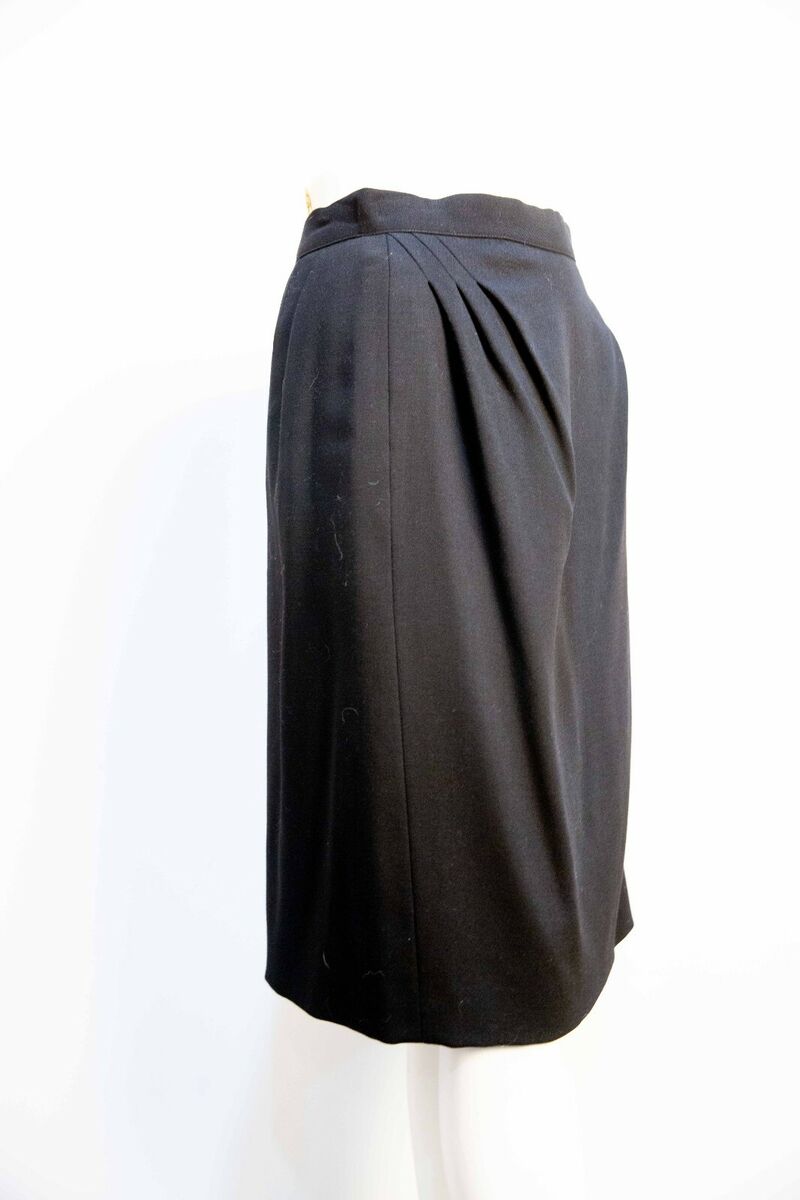 Vintage MANI BY GIORGIO ARMANI 42/8 Made in Italy Wool Black Vintage MANI BY GIORGIO ARMANI 42/8 Made in Italy Wool Black