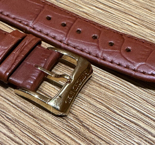 Genuine Original OEM Raymond Weil Brown Alligator Leather Strap 19mm 16mm 19/16 - Picture 5 of 6