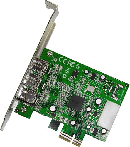 Native PCI Express FireWire Card with 2x800 & 1x400 Ports - Fast Data Transfers - Afbeelding 6 van 10