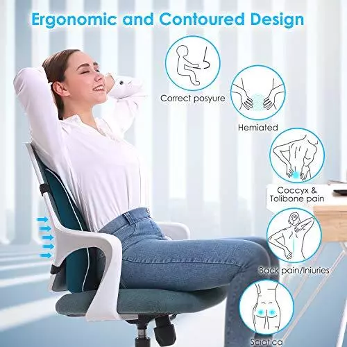 Lumbar Support Pillow for Office Chair Back Support 