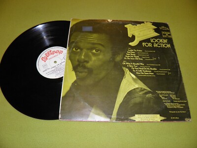 Ronnie Jones - Lookin' For Action - RARE Israel Different Press LP