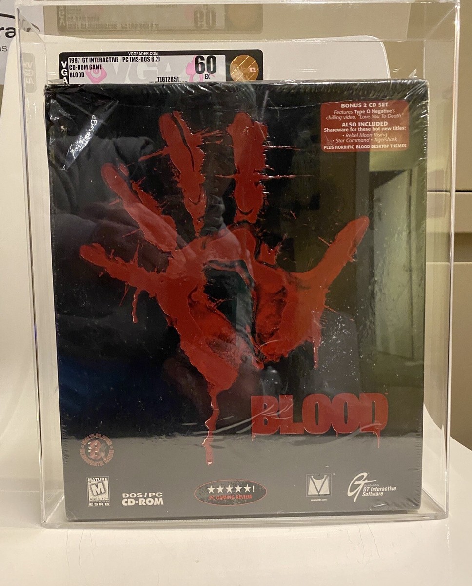 FーBLOOD Blood (PC, 1997) New Sealed And Vga Graded Big Box