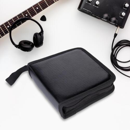 CD DVD Case High Quality PU Leather Sleeve for Car Home and Travel CD Wallet - Picture 1 of 9