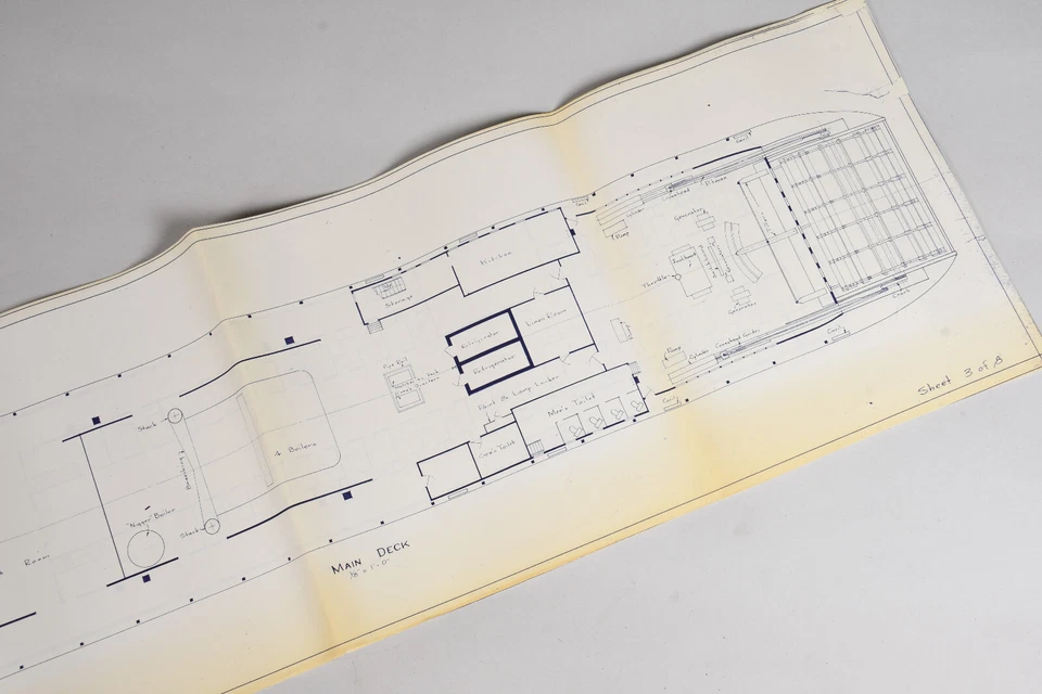 Bauplan GORDON C. GREENE - Riverboat / Bates-Plan BP-0518 . - Bild 2 von 2