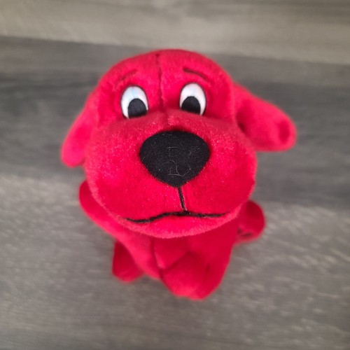 Aurora 11" Plush Clifford The Big Red Dog Laying Stuffed Animal - Picture 2 of 9