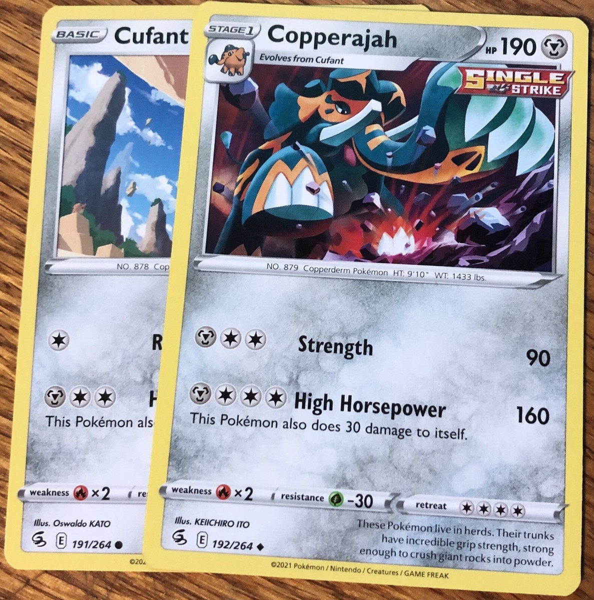 Cufant 191/264, Copperajah 192/264 - Evo Line - Fusion Strike