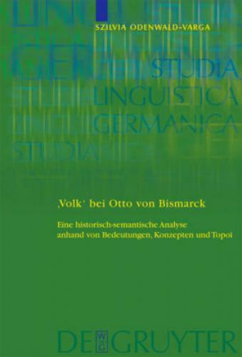 Thumbnail - 'volk' Bei Otto Von Bismarck Eine Historisch-semantische Analyse