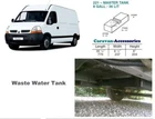 Waste Water Tank Kit 36L Renault Master Vauxhall Opel Movano Campervan Motorhome