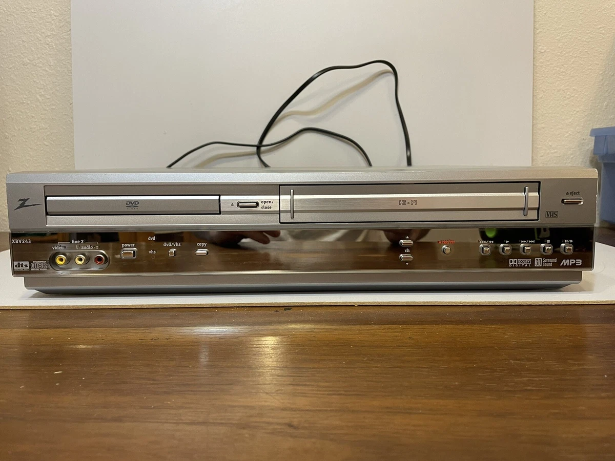 Zenith XBV442 DVD VCR Combo Player 4 Head HiFi VHS Recorder With