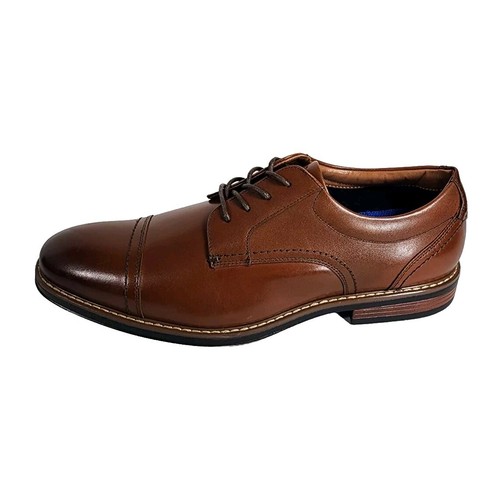 Puntera para hombre Nunn Bush, Centro Flex Oxford 84984-221 cuero marrón talla 10,5 - Imagen 14 de 24