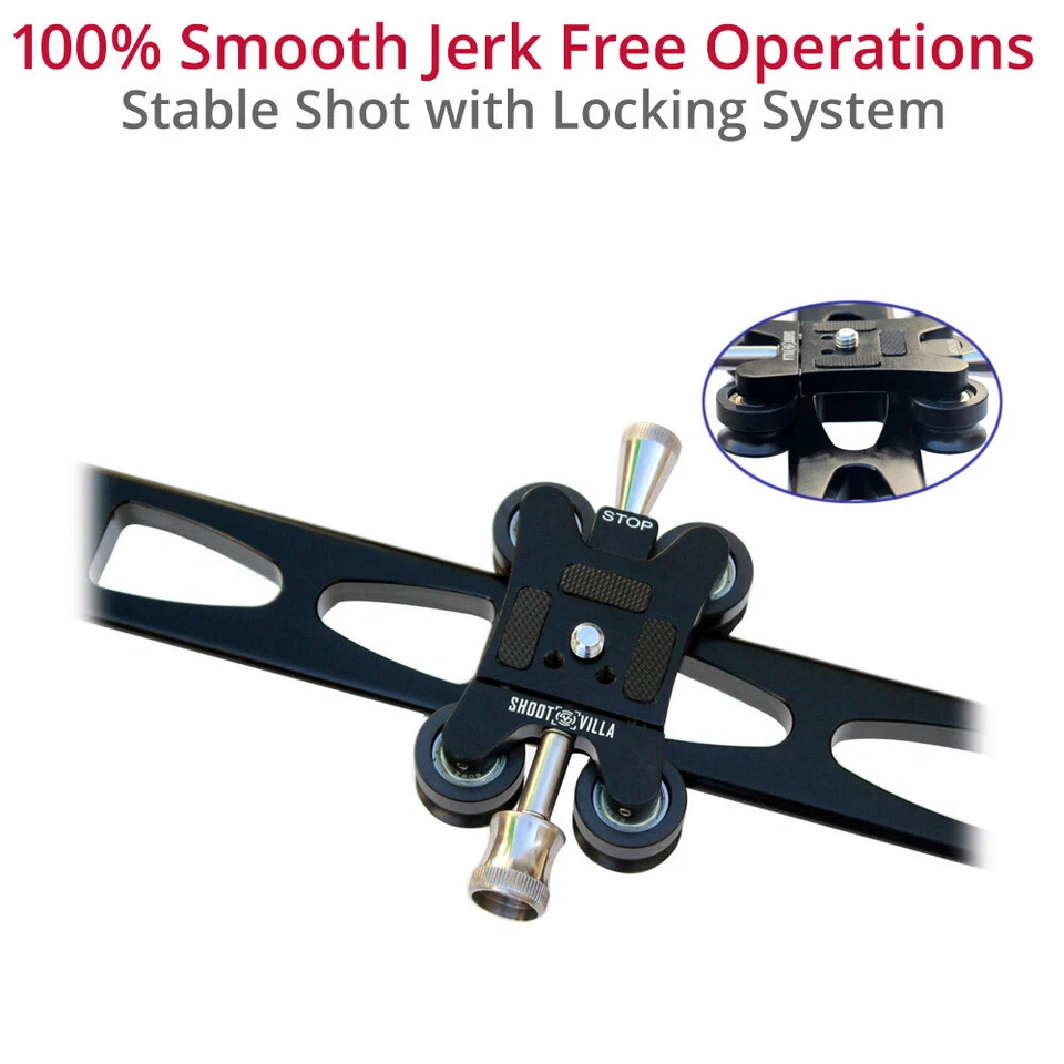 Shootvilla 4 Fuß gerader linearer Schieberegler für Canon, DSLR, DV/HDV - Bild 4 von 4