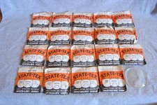 19 state-tex vintage eyeglass lens blanks uncut nos 55mm