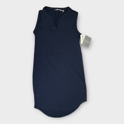 NWT Women s ATHLETA Hayden Dress Navy Blue Pullover XXS