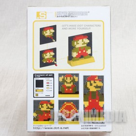 Super Mario Bros. Dots A Set .S Puzzle Pin Panel Toy Tomytec JAPAN FAMICOM NES