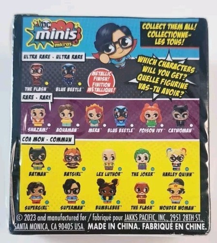 DC Minis Micros Mystery 2-Pack Figures – Sealed - Mystery Packs  - Picture 3 of 6