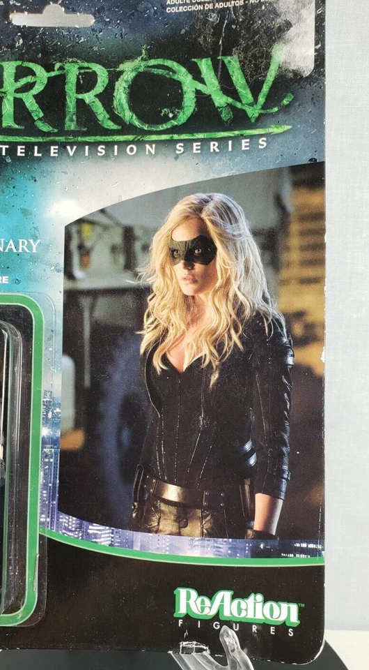 Figura Funko Retro 3.75" Serie TV Black Canary Arrow ReAction Super7 Foto 3 de 4
