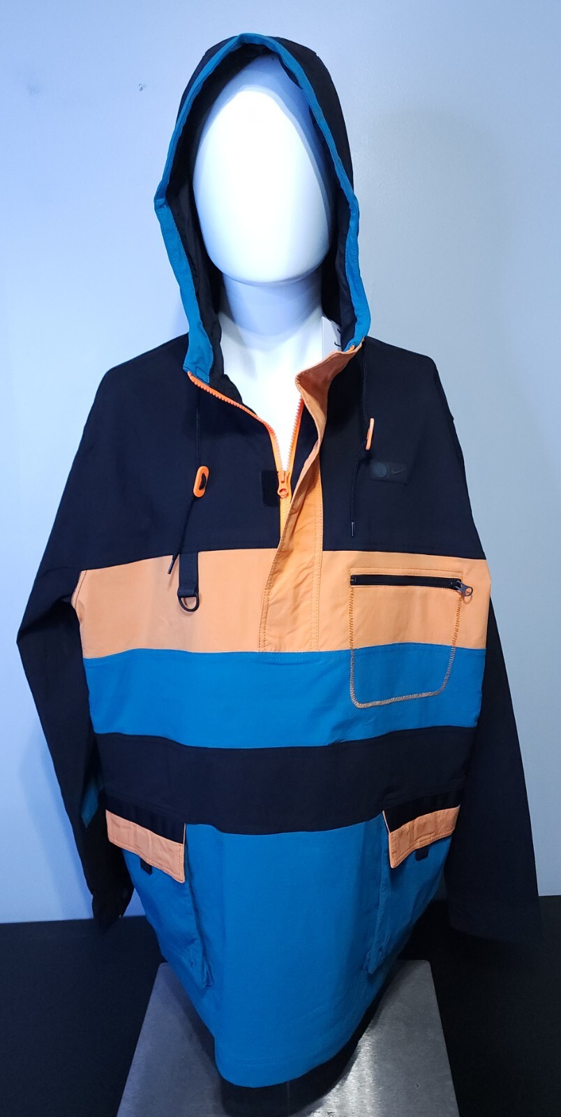 SACAI X NIKE Giacca Nike da uomo taglia 2XL Chelsea FC con cappuccio calcio futbol tessuto DD8365 467