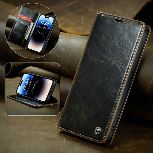 Flip Magnet PU Leder Wallet Handy Tasche Schutz Hülle Bumper Cover Etui Case # - Bild 26 von 30