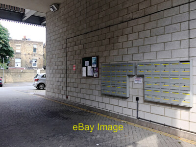 Foto 6x4 Briefkästen, Marbles House, Grosvenor Terrace, Walworth, South c2016