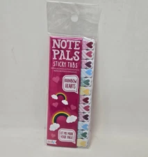 OOLY Note Pals Sticky Tabs Pad - Rainbow Hearts