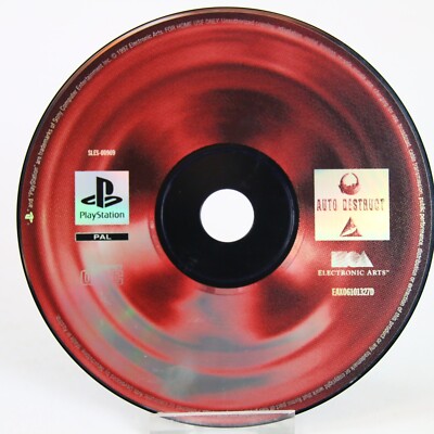 Sony Playstation 1 PS1 PAL Auto Destruct nur CD Sehr Gut