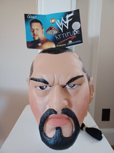 Máscara Oficial con Licencia WWF The Big Show WWE Caeser AEW Paul Wight cubierta superior  - Imagen 1 de 10