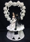Complete SET Batman & Bride Wedding cake topper Glasses, server set Star War