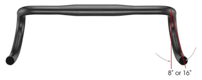 Lenker Satori X-Race Aero ø31,8mm / B=420mm - Mattschwarz