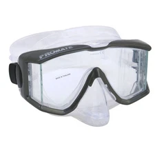 NEW Promate MK398 Panoramic Silicone Purge Mask for Scuba Diving and Snorkeling