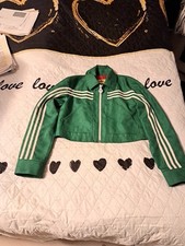 giacca gucci x adidas verde nuova 38