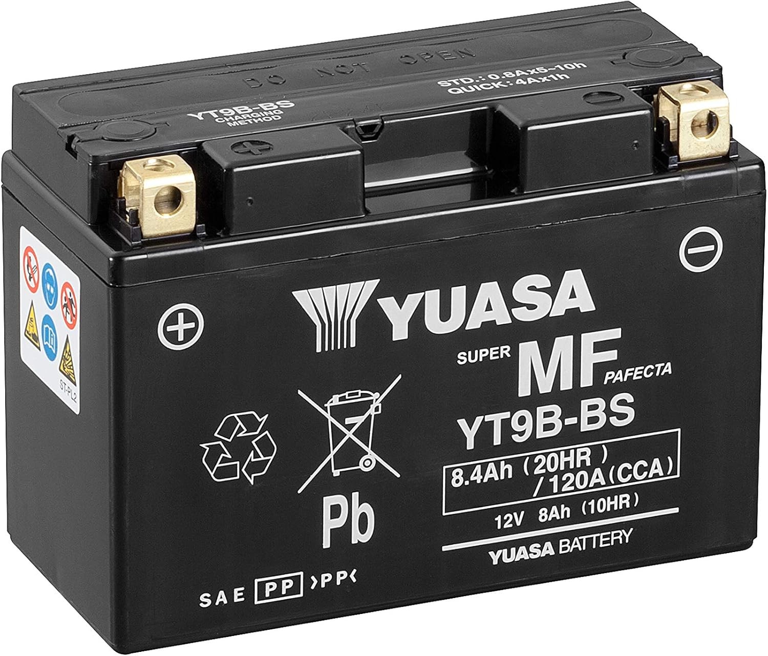 B&Q - Yt9B-Bs12V 8Ah For MotorcycleMotorbikeQuad BikeJet Ski - Image 4